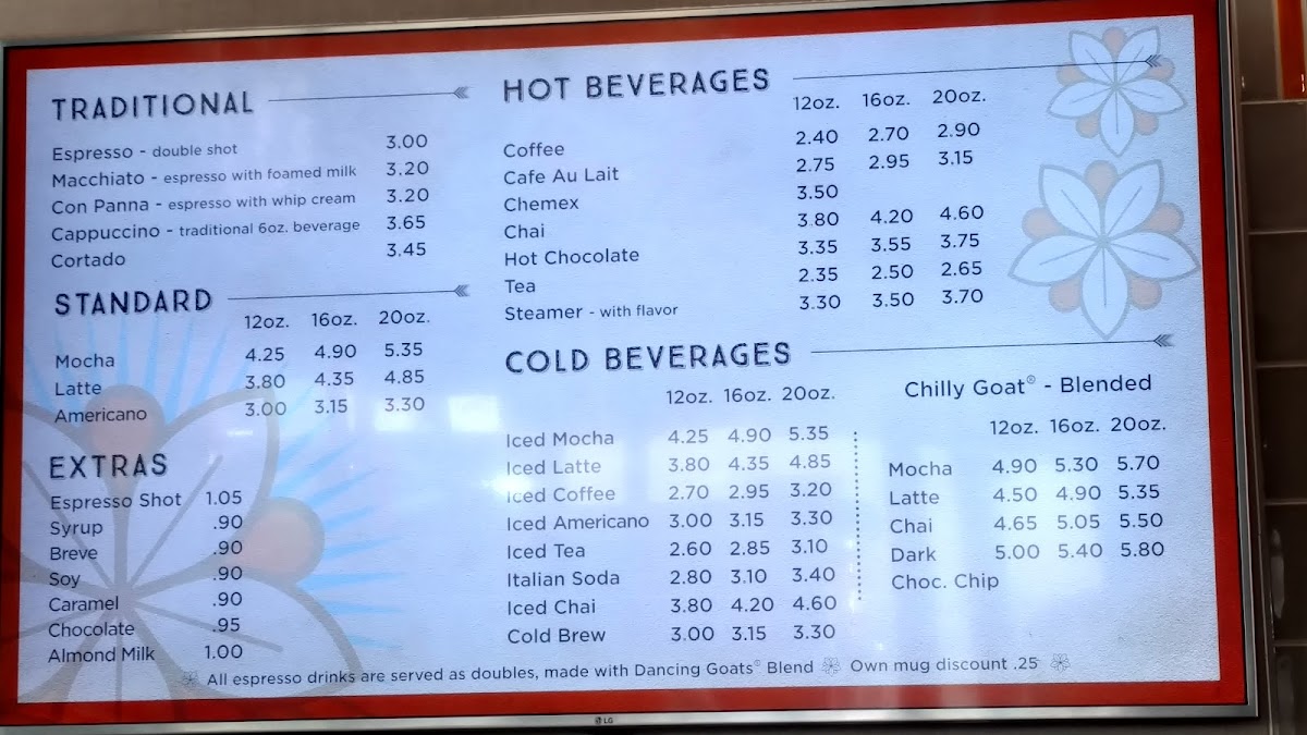 Dancing Goats Midtown Menu - Image 5